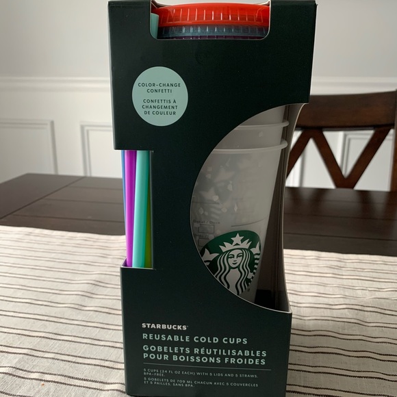 Starbucks color changing confetti NEW summer 2021